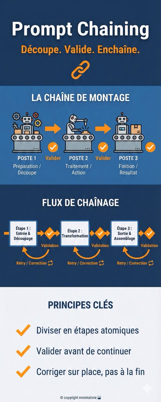 L’attribut alt de cette image est vide, son nom de fichier est Pattern-01-Prompt-Chaining-chainage-de-Prompts.jpeg.