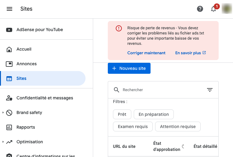 Comment Résoudre le Problème du Fichier ads.txt Introuvable sur Google AdSense