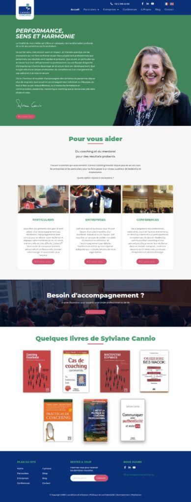 Site pour coach bilingue